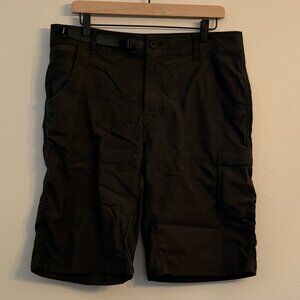 Prana Dark Grey Mens Shorts